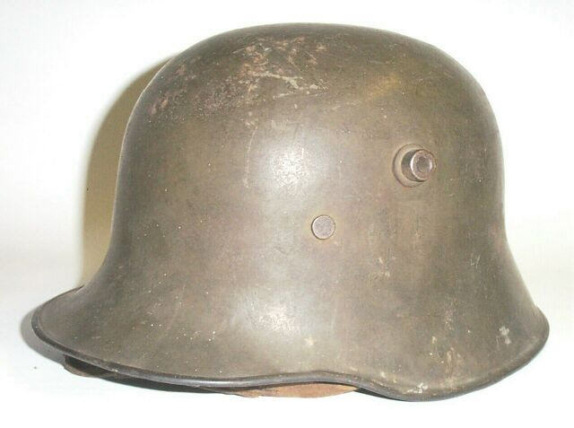 Casque allemand Stahlhelm M35 en acier - Reproduction WW2