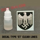 early ET decal WH clear lines