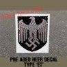PRE-AGED HEER GERMAN DECAL