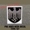 PRE-AGED HEER GERMAN DECAL