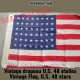 drapeau U.S. vintage 48 étoiles