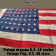 vintage flag U.S. 48 stars