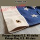 vintage flag U.S. 48 stars