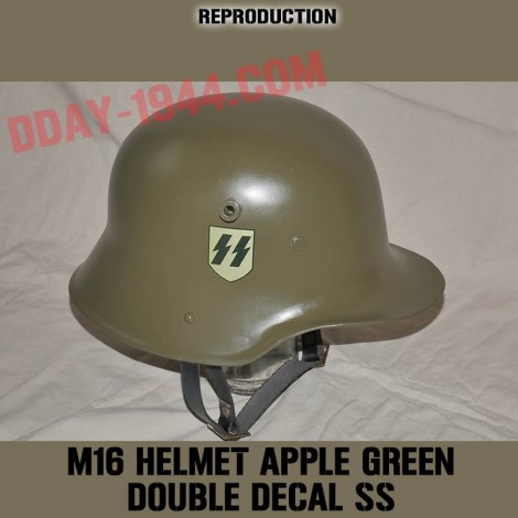 apple green SS M16 helmet