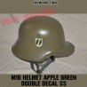 apple green SS M16 helmet