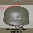 casque parachutiste allemand decal luft