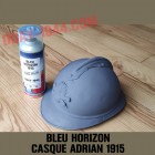 peinture bleu horizon 1915 casque adrian
