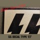 insigne SS 2ème modèle (fond très métallique) 'NS, SE'