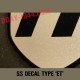 german helmet decal SS late 'ET'