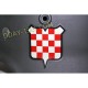 CROATIAN HELMET DECAL NATIONAL COLORS