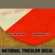 national tricolor decal