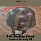 Fallschirmjäger helmet camo normandy