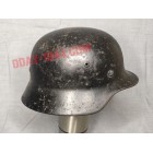 casque allemand M35, 1 insigne WH reconditionné