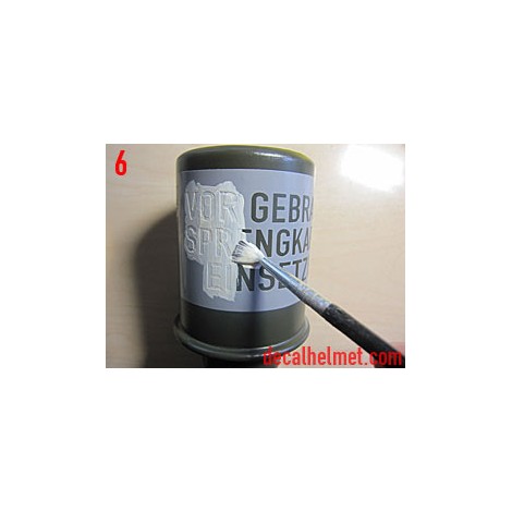 STENCIL FOR MARKING STICK GERMAN GRENADE