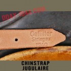 CHINSTRAP MARKED GEFLITTER STRIEGAU 1940