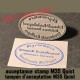 DOME ACCEPTANCE STAMPS FOR WW2 GERMAN HELMET M35 QUIST