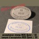 DOME ACCEPTANCE STAMPS FOR WW2 GERMAN HELMET M35 QUIST or SE