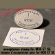 DOME ACCEPTANCE STAMPS FOR WW2 GERMAN HELMET M35 ET or SE