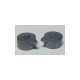 PAIRE FIXATION DE JUGULAIRE EN RÉSINE POUR CASQUE ALLEMAND M16 & M17