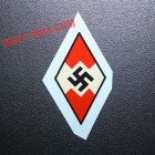 GERMAN HELMET DECAL HJ (HITLER YOUTH)