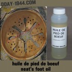 huile de pied de boeuf