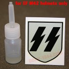 german helmet decal SS 1rst pattern 'EF'