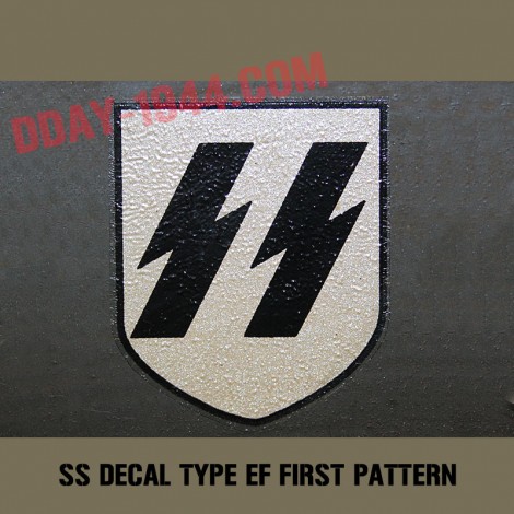 EF SS decal early, first pattern