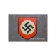 insigne, decal swastika pour casque allemand (croix fine)