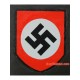 insigne, decal swastika pour casque allemand (croix large)