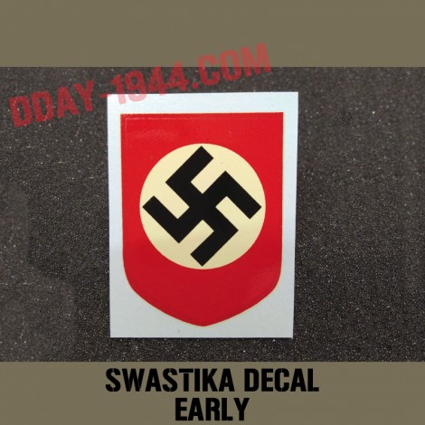 early swastika decal