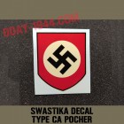 swastika decal CA POCHER