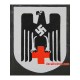insigne, decal DRK pour casque allemand (croix rouge allemande) variante 1