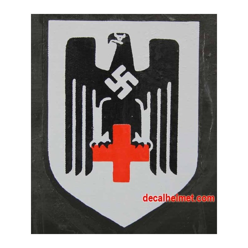GERMANY Deutschland German Shield DEUTSCH 50mm (2) Vinyl Bumper-Helmet  Stickers, Decals x4