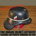 fire brigade helmet, luftwaffe