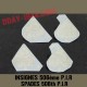 DECALS 506th PIR stencilled on decal paper, hand patinated